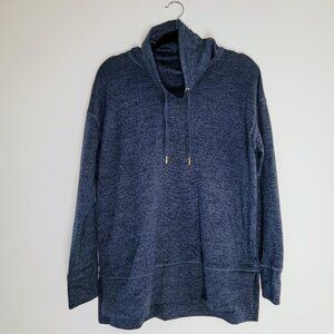 Womens Old Navy Blue Tunic Turtleneck Size